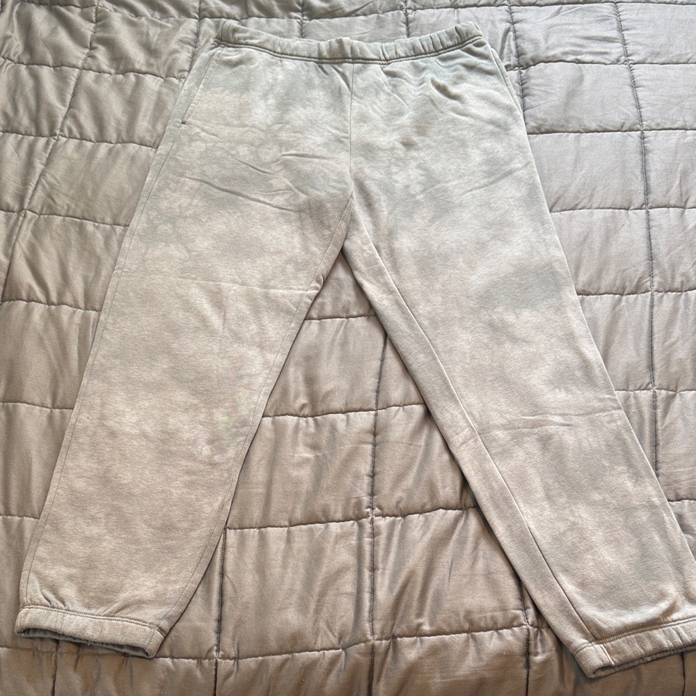 GAP Cozy Gray Print Joggers